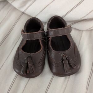 Zara Kids Dark Brown Tassel Loafers